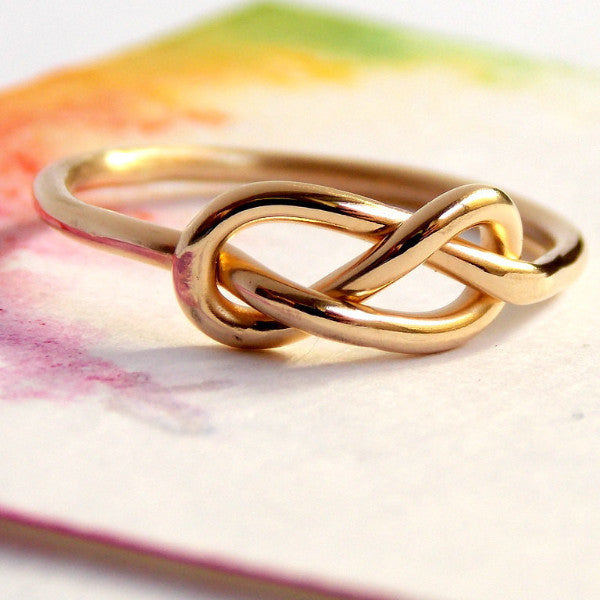 Infinity Knot Ring - 14K Yellow Gold-filled - Rito Originals