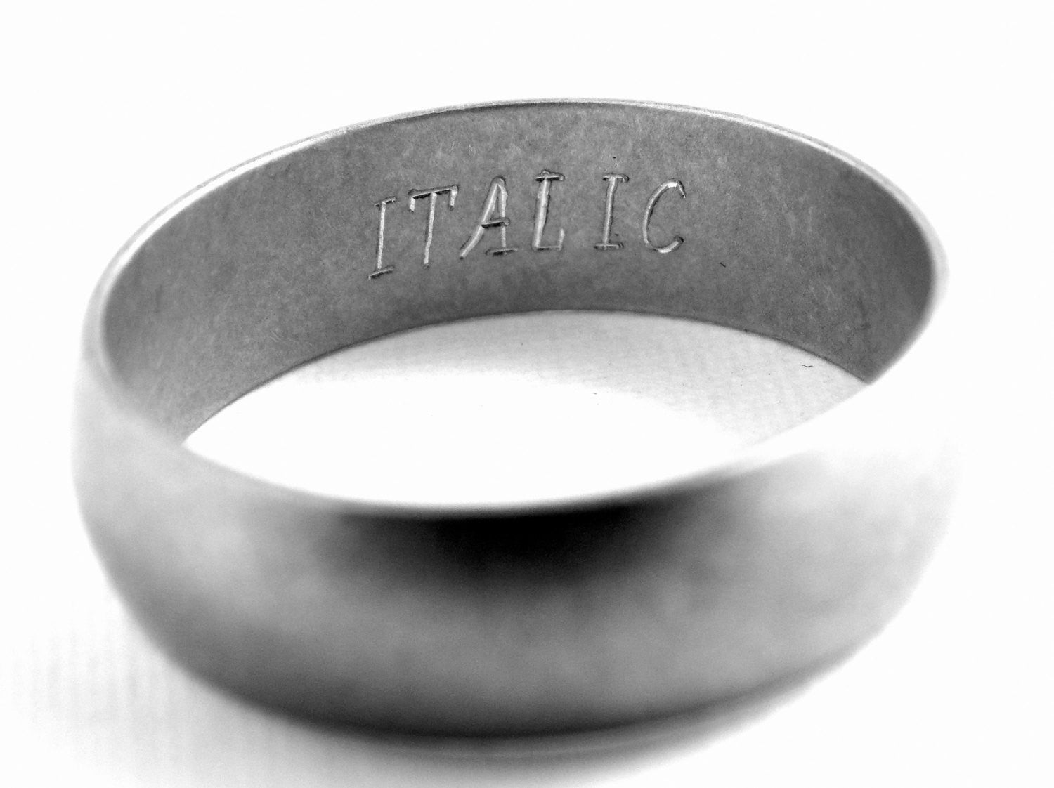 Inside 2025 engraved ring
