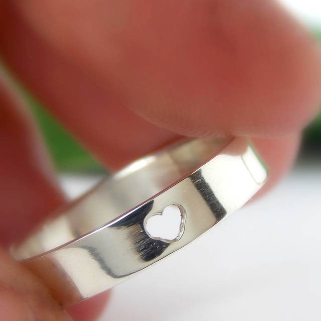Rings - Heart Ring - Sterling Silver