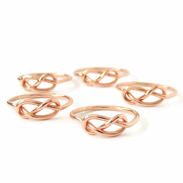 BATCH of Infinity Knot Rings - 14K gold filled ring - Rito Originals