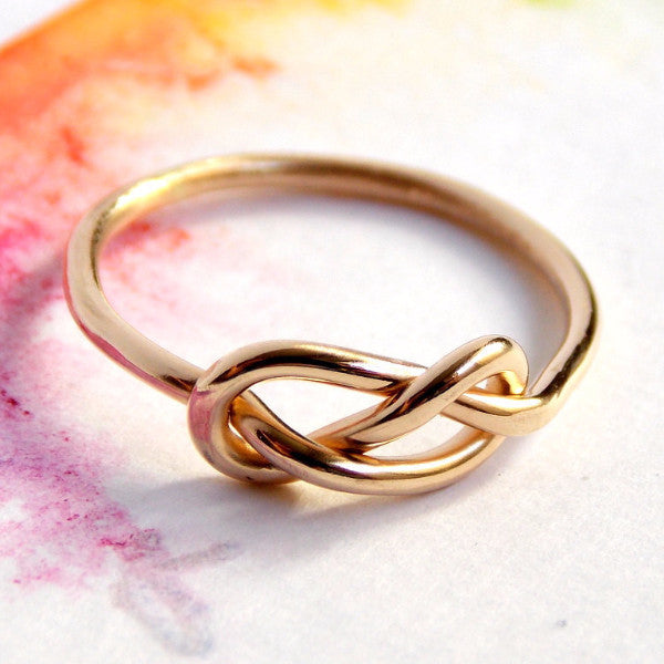 Infinity Knot Ring - 14K Yellow Gold-filled - Rito Originals - 2