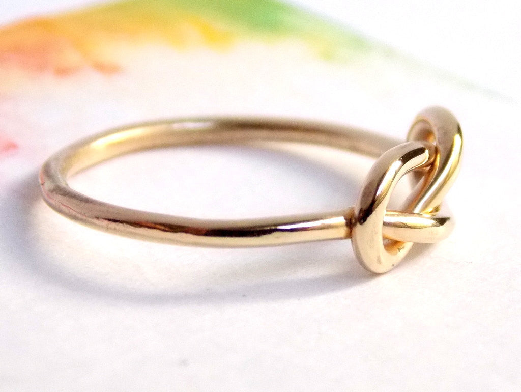 Infinity Knot Ring - 14K Yellow Gold-filled - Rito Originals - 3