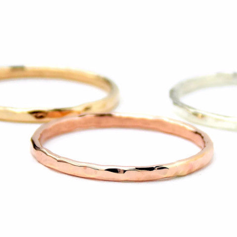 Reflection Stacking Ring - Sterling Silver or Gold-filled - Rito Originals - 1