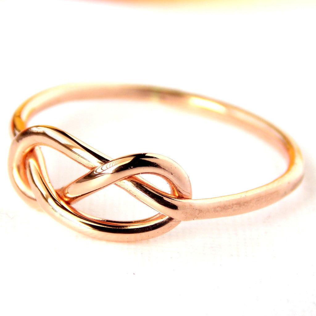 Rose Gold-filled Infinity Knot Ring - Rito Originals - 2