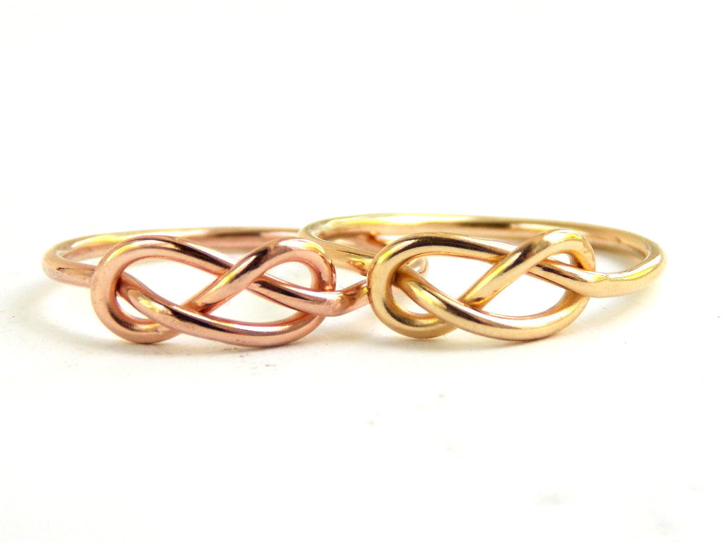 Rose Gold-filled Infinity Knot Ring - Rito Originals - 5