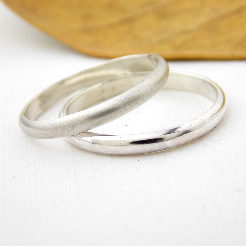 Simple Sterling Domed Ring - Sterling Silver - Rito Originals - 2