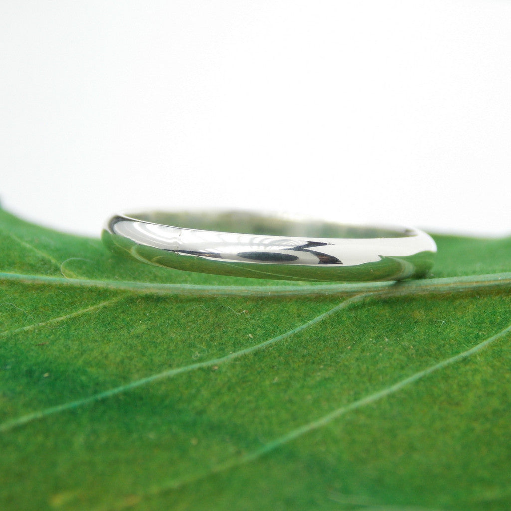 Simple Sterling Domed Ring - Sterling Silver - Rito Originals - 5