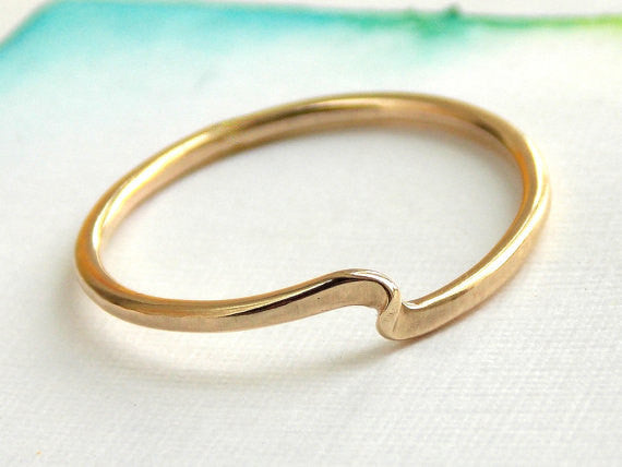 Twister Stacking Ring - 14K Gold-filled and Sterling Silver - Rito Originals - 1