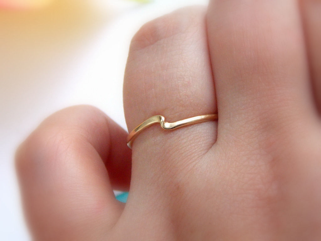 Twister Stacking Ring - 14K Gold-filled and Sterling Silver - Rito Originals - 3