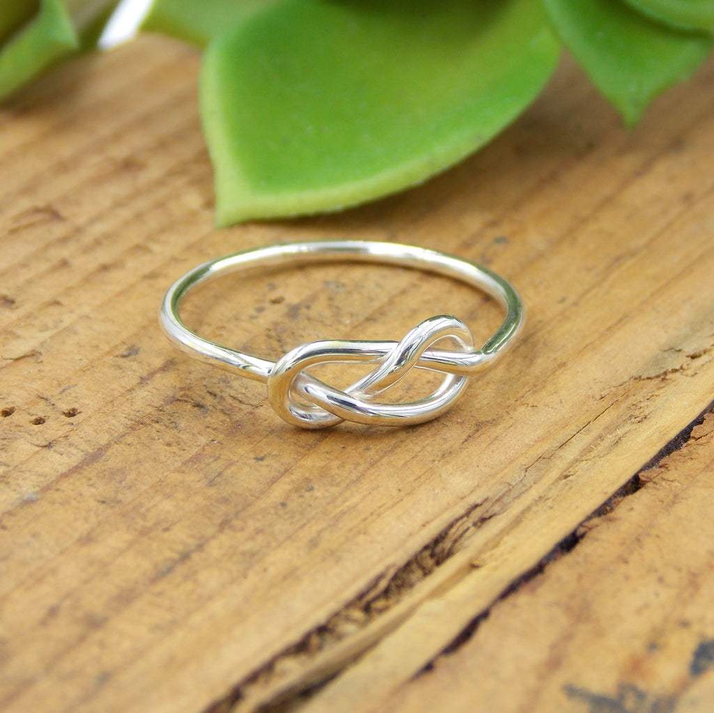 Rings - Infinity Knot Ring - Sterling Silver